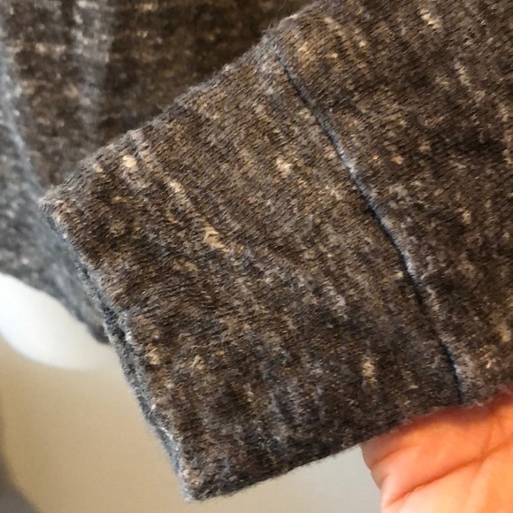 𝅺J Brand zippered sweatshirt leather detail size S - Picture 4 of 6